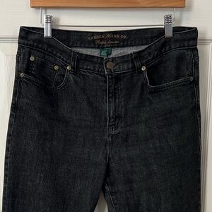 Lauren Ralph Lauren Bootcut Jeans Dark Wash whimsygoth dark academia punk 10